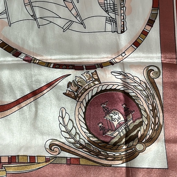 R-2241- Nautical Scarf Women's 100 % Polyester NWT - Picture 3 of 8